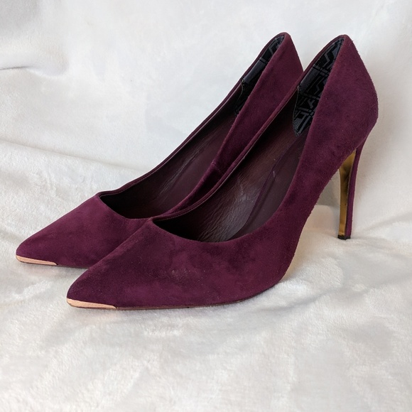 ted baker suede heels